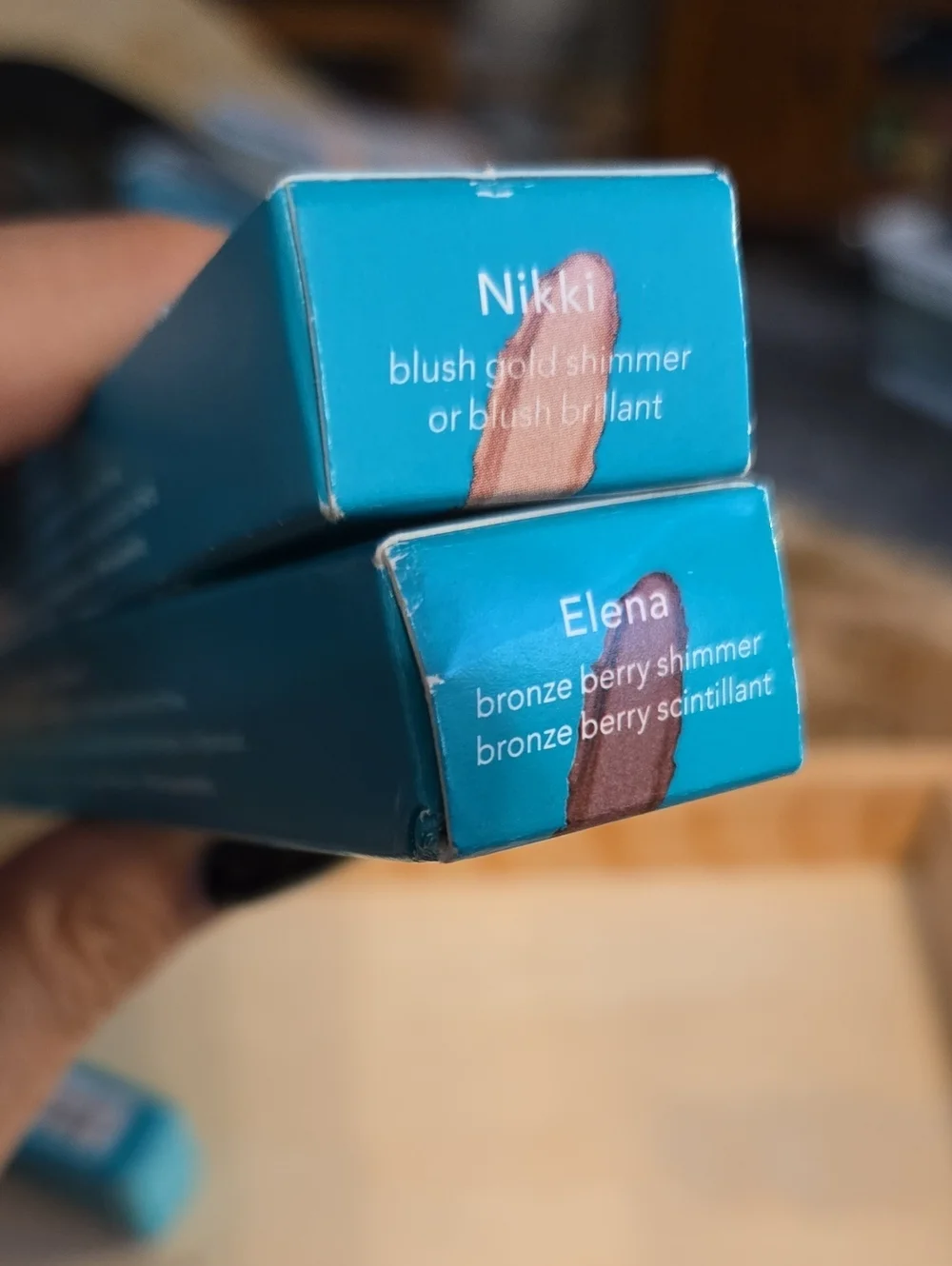 Two New Thrive Infinity Waterproof Eyeshadow Sticks- Elena & Nikki